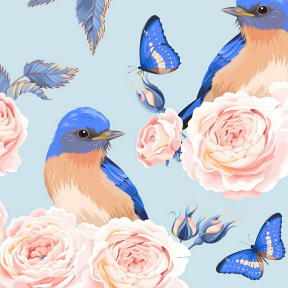 bluebirdnroses